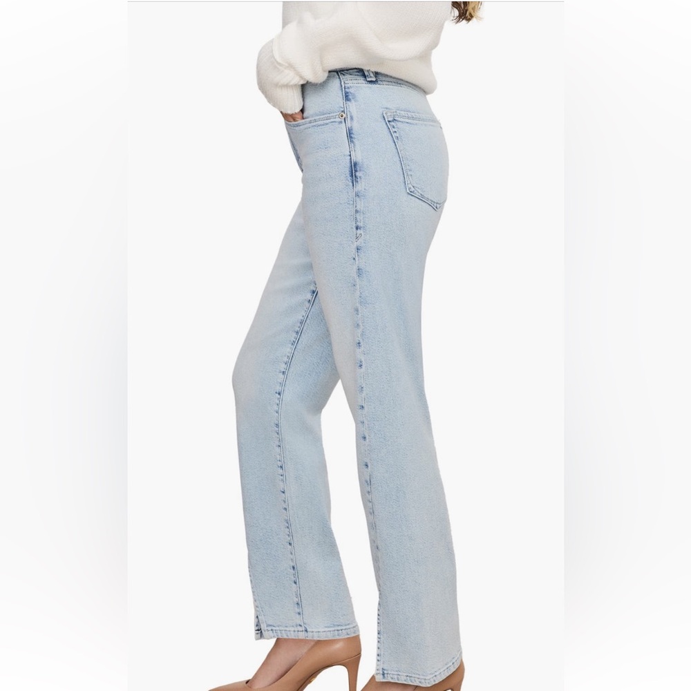 Good American Good Boy Straight Jeans - Picture 3 of 6